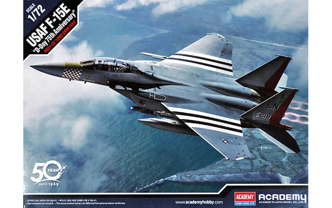 ACADEMY 12568 1/72 USAF F-15E "D-Day 75th Anniversary" Model Aircraft Kit