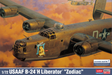 ACADEMY 12584 1/72 USAAF B-24H Liberator "Zodiac" Model Aircraft Kit