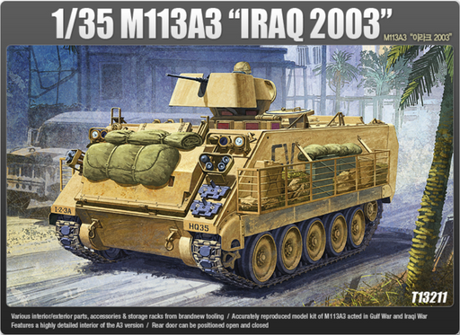 ACADEMY 13211 1/35 M113A3 "Iraq 2003" Model Kit