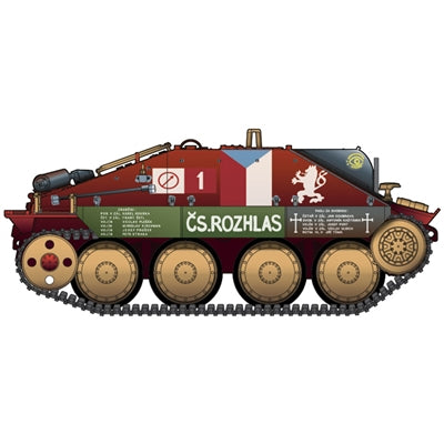 ACADEMY 13277 1/35 Limited Edition "Prague 1945" Jagdpanzer 38 (t) "Hetzer" Tank Model Kit