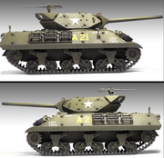 ACADEMY 13288 1/35 M10 GMC US Army Tank Model Kit