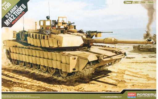 ACADEMY 13298 1/35 U.S. Army M1A2 TUSK II Model Tank Kit