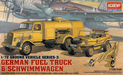 ACADEMY 13401 1/72 WWII German Fuel Truck & Schwimmwagen Model Kit