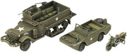 ACADEMY 13408 1/72 M3 Half Track & 1/4ton Amphibian Vehicle Model Kit
