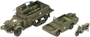 ACADEMY 13408 1/72 M3 Half Track & 1/4ton Amphibian Vehicle Model Kit