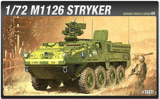 ACADEMY 13411 1/72 M1126 Stryker Ground Vehicle Model Kit