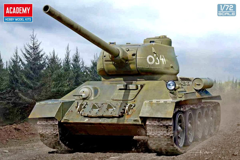 ACADEMY 13421 1/72 Soviet Medium Tank T-34-85 Model Kit