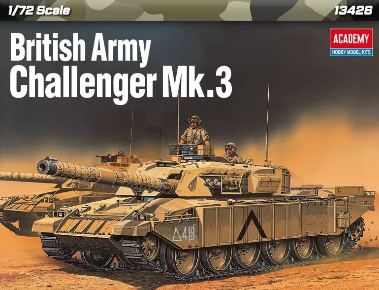ACADEMY 13426 1/72 British Army Challenger Mk.3 Main Battle Tank Model Kit