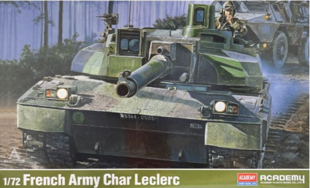 ACADEMY 13427 1/72 French Army Char Leclerc Model Tank Kit