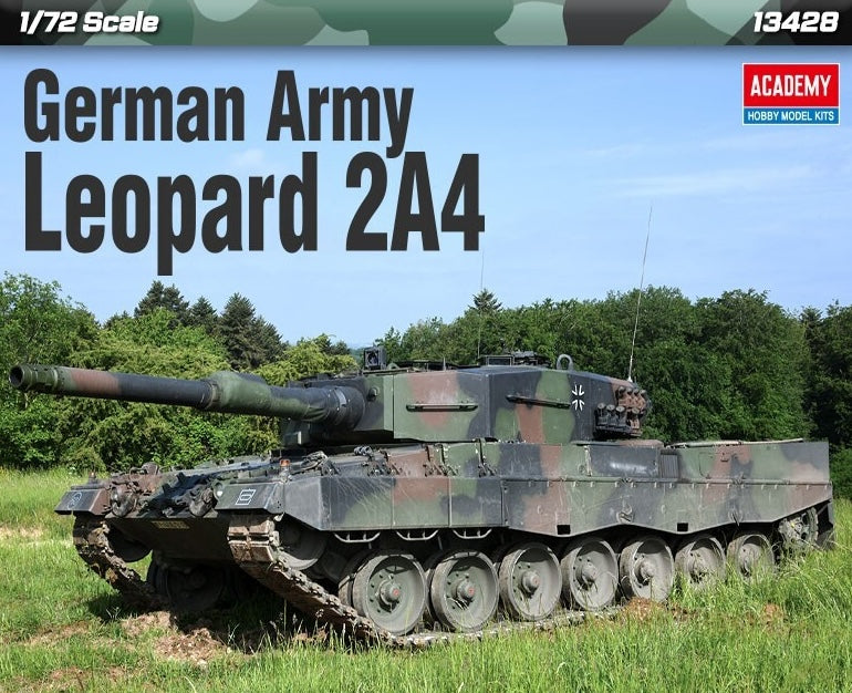 ACADEMY 13428 1/72 German Army Leopard 2A4 Model Tank Kit
