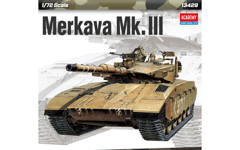 ACADEMY 13429 1/72 Merkava Mk. III Tank Model Kit