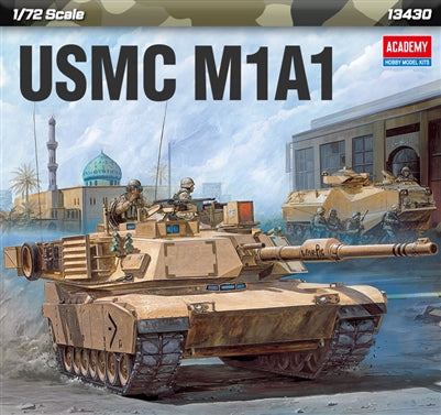 ACADEMY 13430 1/72 USMC M1A1 Abrams Model Tank Kit