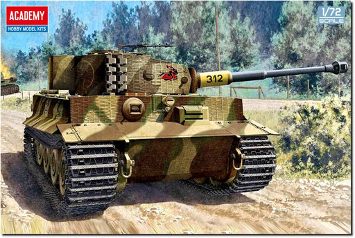 ACADEMY 13431 1/72 German Tiger I Ausf. E Late Version Model Tank Kit