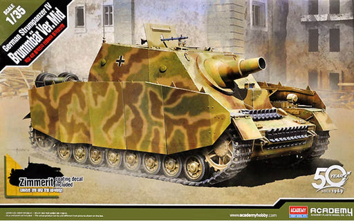 ACADEMY 13525 1/35 Sturmpanzer IV Brummbär Vers. Mid. Model Tank Kit