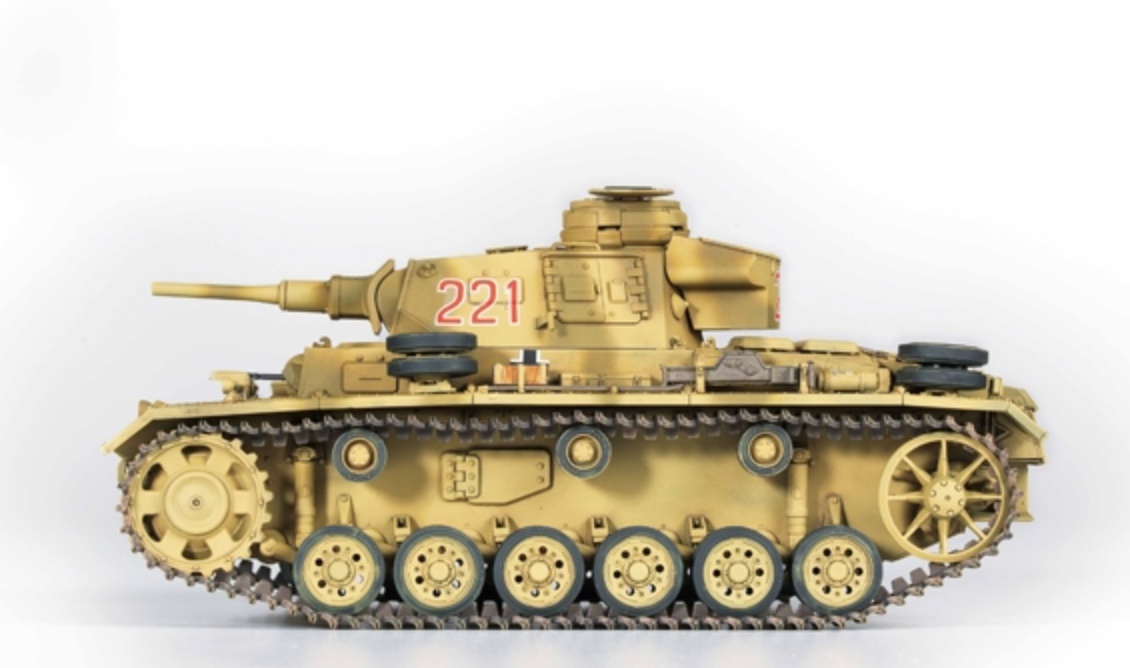 ACADEMY 13531 1/35 German Panzer III Ausf. J North Africa Tank Model Kit