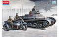 ACADEMY 13556 1/35 German Panzer I Ausf. B Tank & Motorcycle Model Kit
