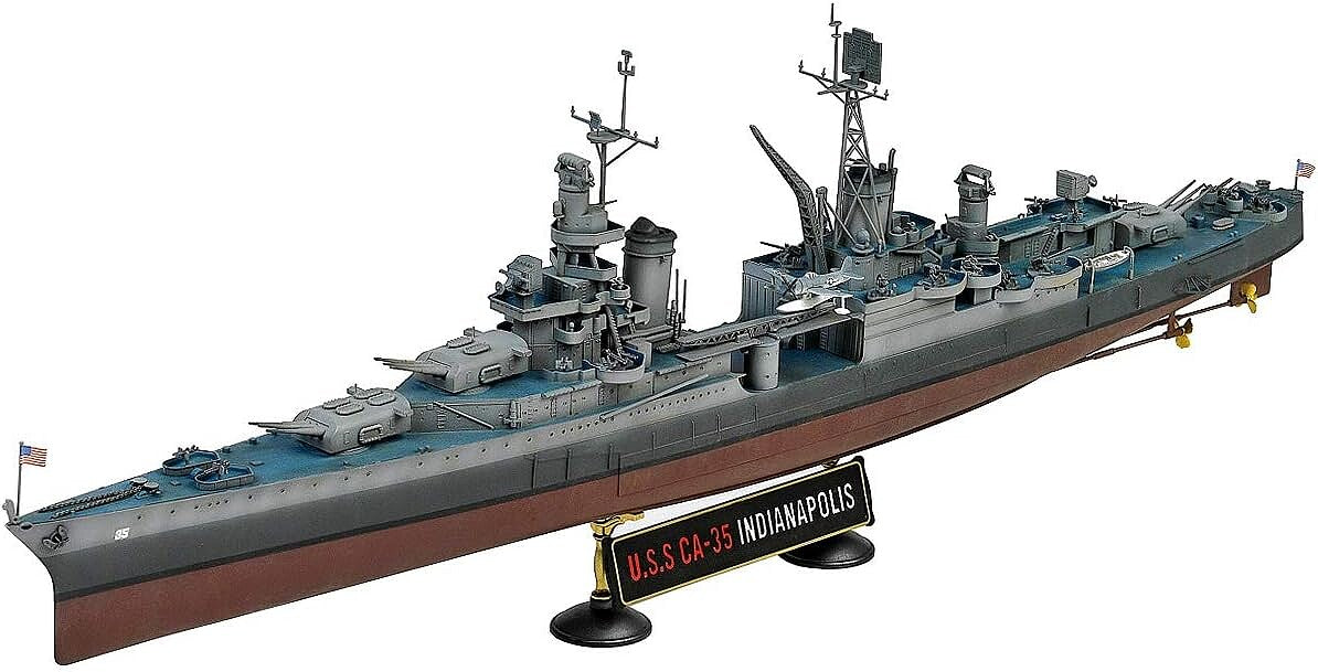 ACADEMY 14107 1/350 USS Indianapolis CA-35 Model Ship Kit