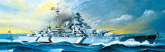 ACADEMY 14109 1/350 Bismarck Model Ship Kit