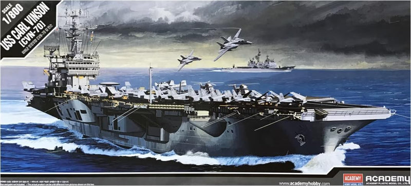 ACADEMY 14209 1/800 USS Carl Vinson CVN-70 Atomic Aircraft Carrier Model Ship Kit