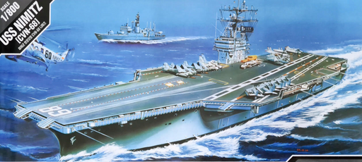 ACADEMY 14213 1/800 USS Nimitz CVN68 Aircraft Carrier Model Ship Kit