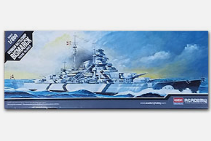 ACADEMY 14218 1/800 German DKM Bismark Battleship Model Kit