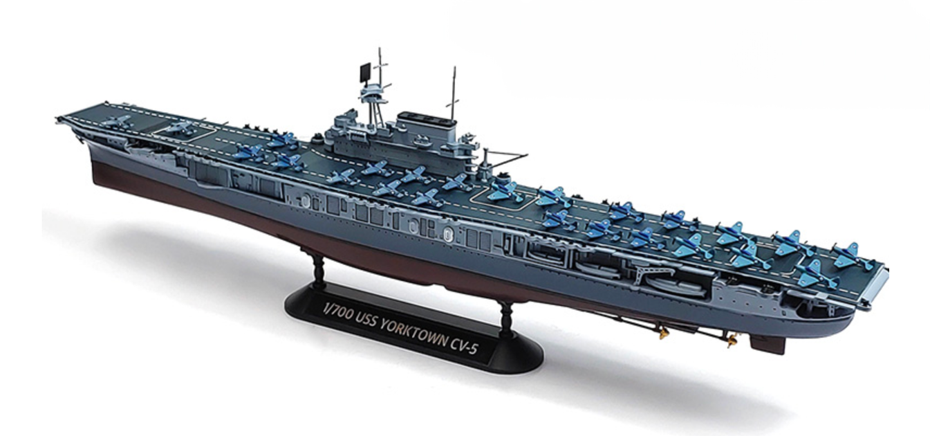 YORKTOWN CV5 プラモデル 1969 by Revell academy-14229-1-700-uss-