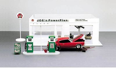 ACADEMY 15122 1/24 Joe's Power Plus Service Station Model Kit