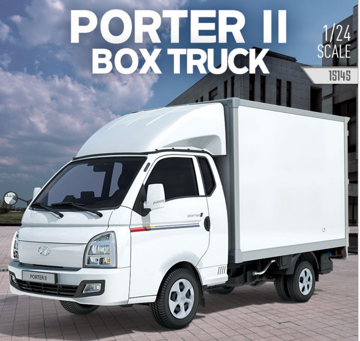 ACADEMY 15145 1/24 Hyundai Porter II Box Truck Model Kit