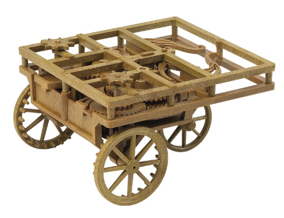 ACADEMY 18129 Da Vinci Series Self-Propelling Cart Mechanical Model Kit