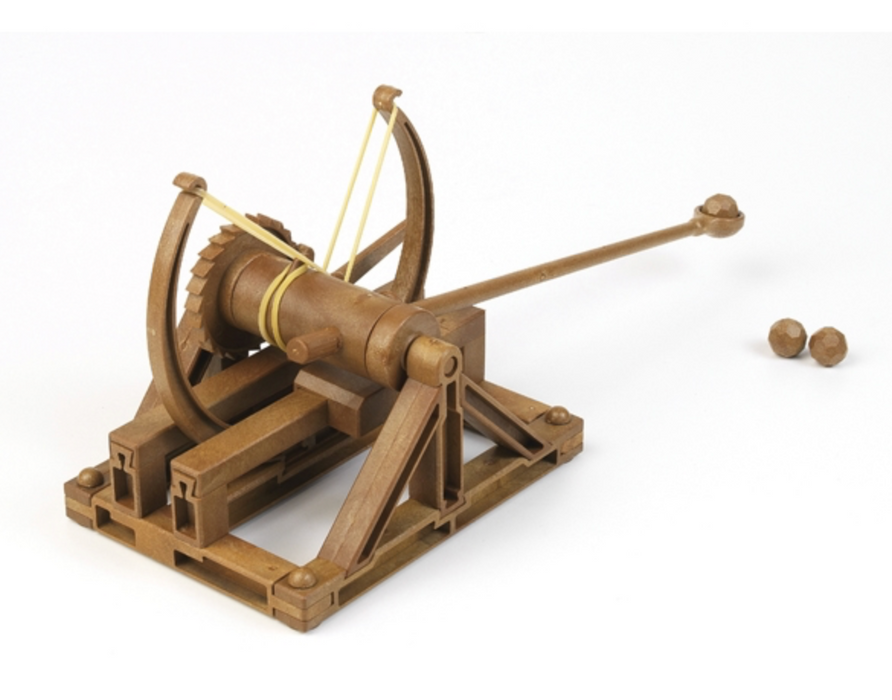 ACADEMY 18137 Da Vinci Series Catapult Mechanical Model Kit