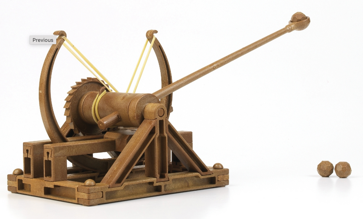 ACADEMY 18137 Da Vinci Series Catapult Mechanical Model Kit