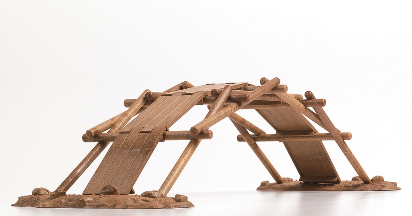 ACADEMY 18153 Da Vinci Series Arch Bridge Mechanical Model Kit