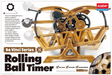 ACADEMY 18174 Da Vinci Series Rolling Ball Timer Mechanical Model Kit