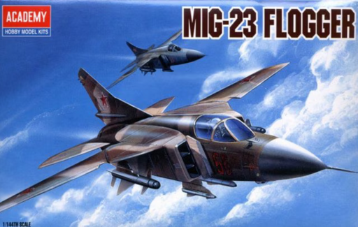 ACADEMY 4440 1/144 MiG-23 Flogger Jet Model Aircraft Kit
