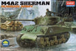 ACADEMY MRC 13010 1/35 M4A2 Sherman Tank Model Kit - NOS