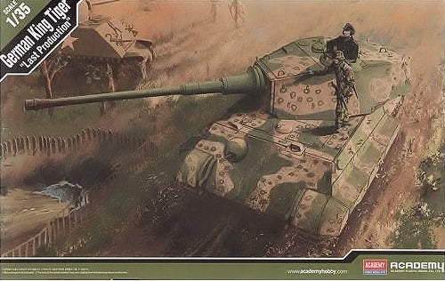 ACADEMY MRC 13229 1/35 German King Tiger Tank "Last Production" Model Kit - NOS