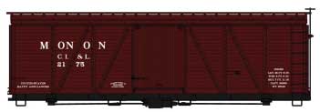Accurail 1187 HO Scale 36' Fowler Wood Boxcar Kit Monon CIL 2175