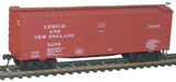 Accurail 1707 HO Scale 36' Double Sheathed Wood Boxcar Kit Lehigh & New England L&N 5239