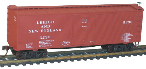 Accurail 1707 HO Scale 36' Double Sheathed Wood Boxcar Kit Lehigh & New England L&N 5239