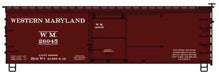 Accurail 1717 HO Scale 36' Double Sheathed Wood Boxcar Kit Western Maryland WM 26045