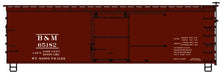 Accurail 1809 HO Scale 36' Wood Boxcar Kit  Boston & Maine B&M 65182