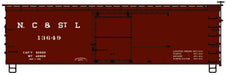 Accurail 1810 HO Scale 36' Wood Boxcar Kit Nashville, Chattanooga & St. Louis NC&StL 13649