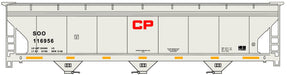 Accurail 2116 HO Scale ACF 3 Bay Covered Hopper Kit Canadian Pacific SOO 116956
