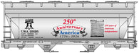 Accurail 22026 HO Scale ACF 2 Bay Covered Hopper America Semiquincentennial 250 USA #2026