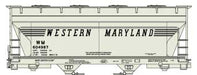 Accurail 2217 HO ACF 2-Bay Covered Hopper Kit Western Maryland WM 604987