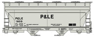 Accurail 2222 HO Scale ACF 2 Bay Covered Hopper Kit Pittsburgh & Lake Erie P&LE 1803