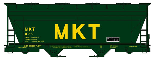 Accurail 2225 HO Scale ACF 2 Bay Covered Hopper Kit Missouri-Kansas-Texas MKT