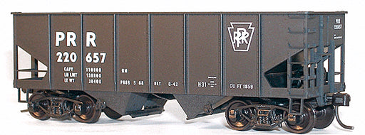 Accurail 2567 HO Scale USRA 55 Ton 2 Bay Open Hopper Kit Pennsylvania PRR 220657 - NOS