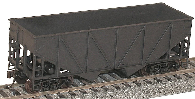 Accurail 2700 HO Scale Wood Side 2 Bay Open Hopper Kit Undecorated