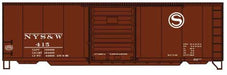 Accurail 3461 HO Scale 40' PS-1 Boxcar Kit New York, Susquehanna & Western NYS&W 415